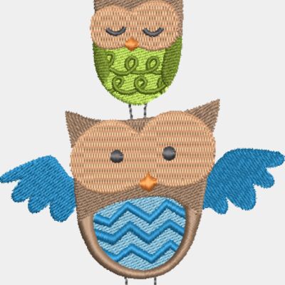 Owls Blue Thumbnail