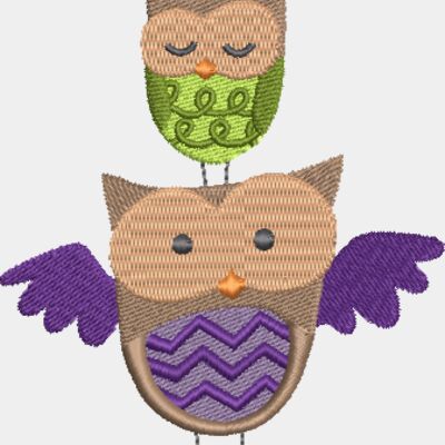 Owls Purple Thumbnail