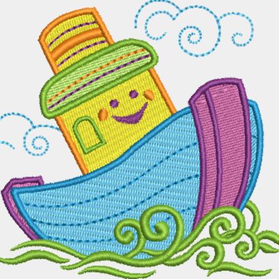 Tug Boat bright Thumbnail